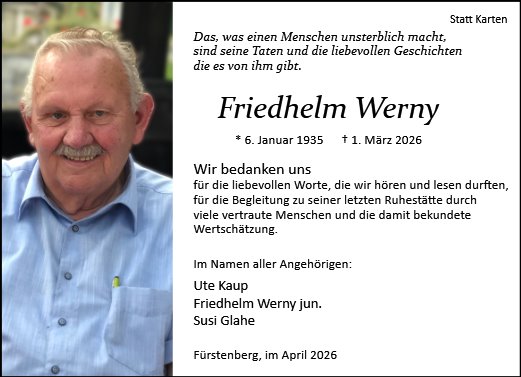 Friedhelm Werni