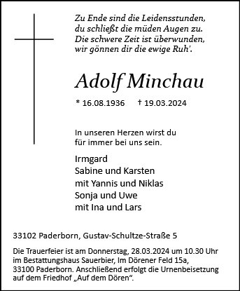 Adolf Minchau