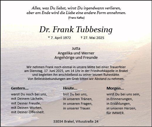 Frank Tubbesing