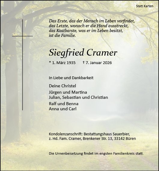 Siegfried Cramer