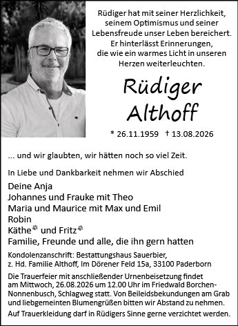 Rüdiger Althoff