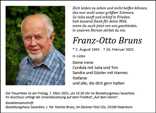 Franz-Otto Bruns 