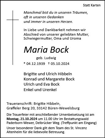 Maria Bock