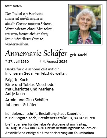 Annemarie Schäfer