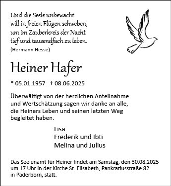 Heiner Hafer
