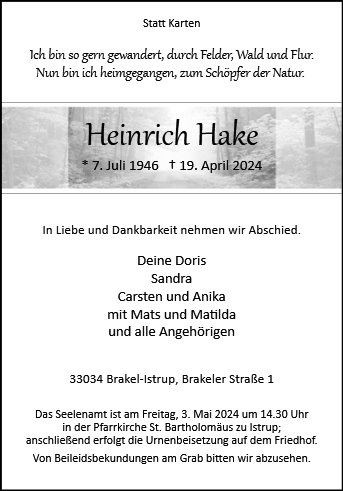 Heinrich Hake