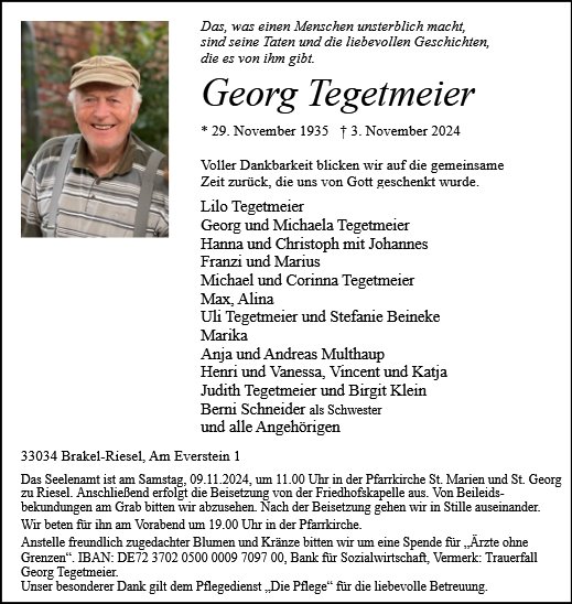 Georg Tegetmeier