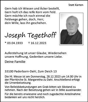 Joseph Tegethoff