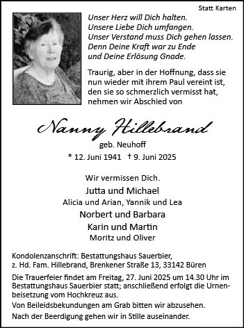 Nanny Hillebrand