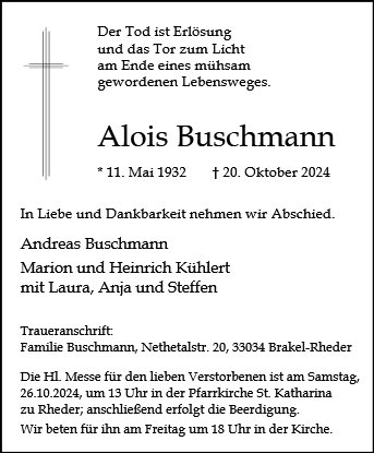 Aloysius Buschmann