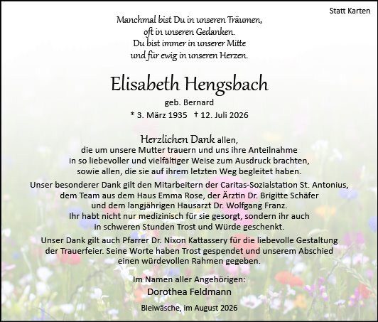 Elisabeth Hengsbach