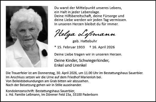 Helga Leßmann