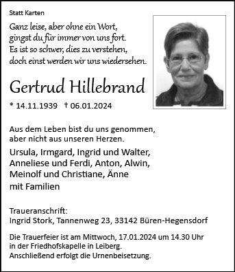 Gertrud Hillebrand