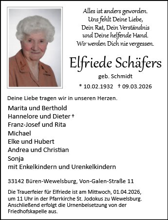 Elfriede Schäfers