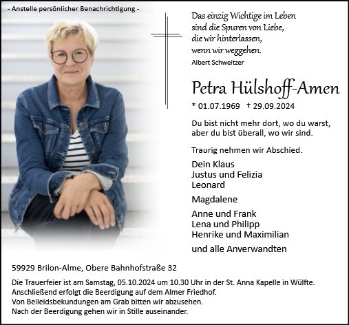 Petra Hülshoff-Amen