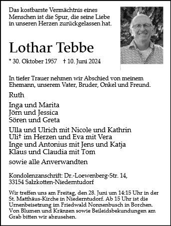 Lothar Tebbe