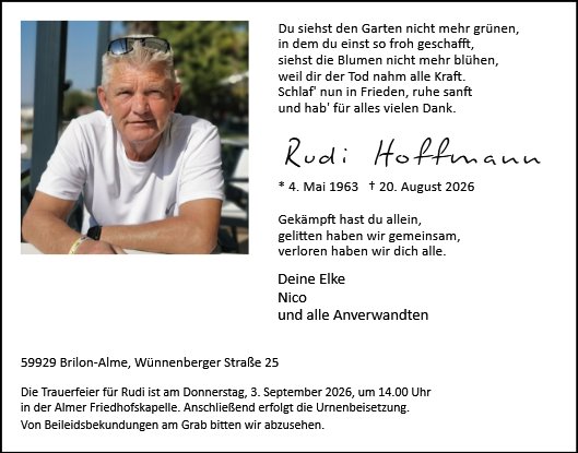 Rudi Hoffmann