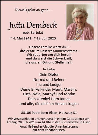 Jutta Dembeck