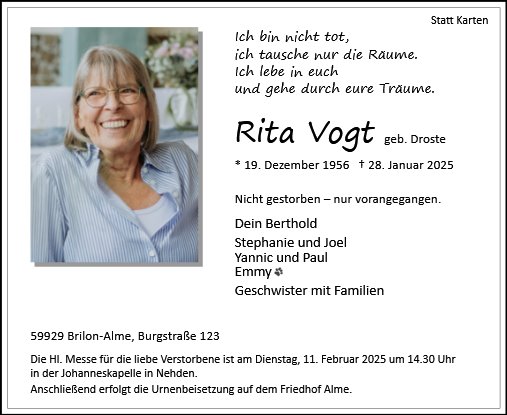 Rita Vogt