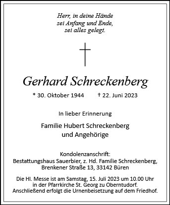 Gerd Schreckenberg
