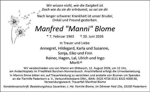 Manfred Blome