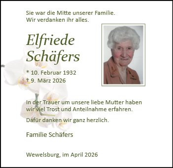 Elfriede Schäfers