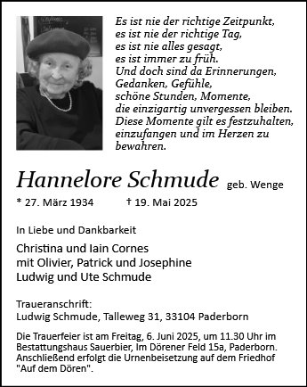 Hannelore Schmude