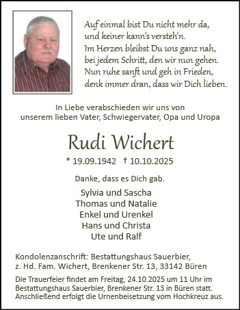 Rudi Wichert