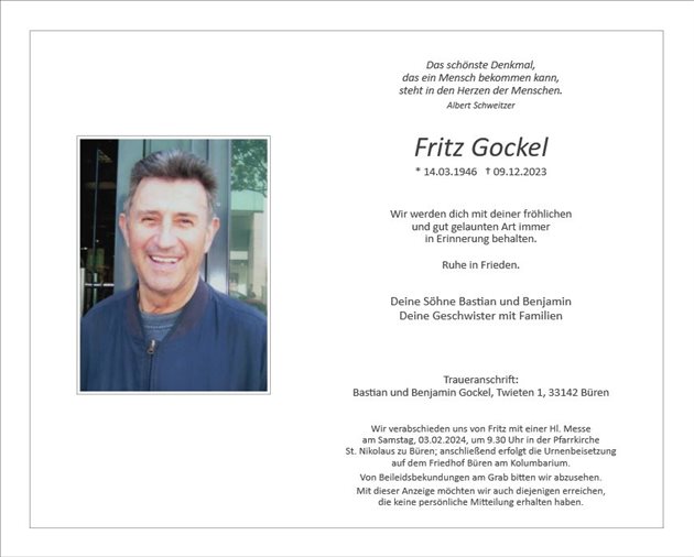 Fritz Gockel