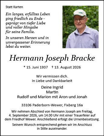 Hermann Joseph Bracke