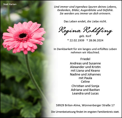 Regina Rohlfing