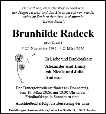 Brunhilde Radeck