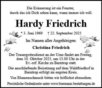 Hardy Friedrich