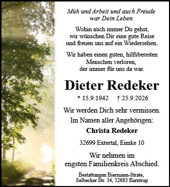 Dieter Redeker