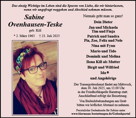 Sabine Ovenhausen-Teske