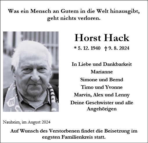 Horst Hack