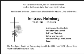 Irmtraud Heimburg