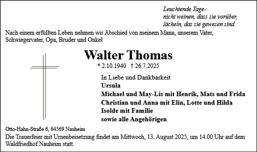 Walter Thomas