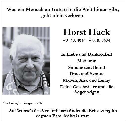 Horst Hack