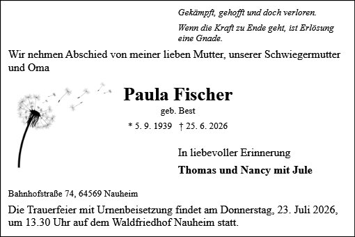 Paula Fischer