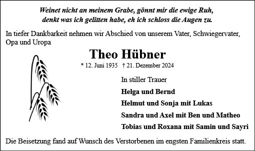 Theo Hübner