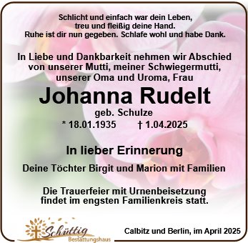 Johanna Rudelt