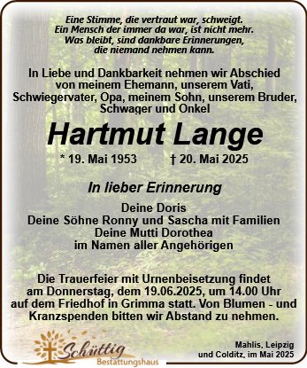 Hartmut Lange