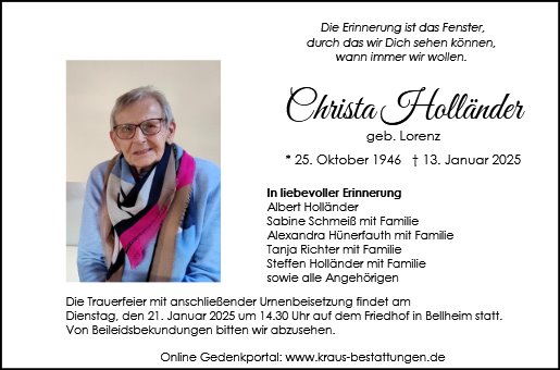 Christa Holländer