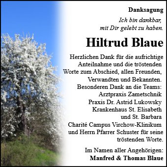 Hiltrud Blaue