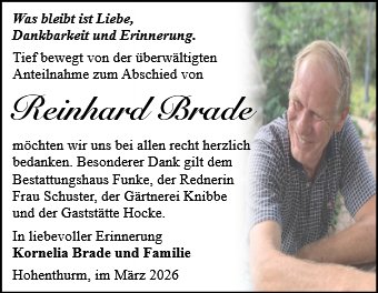 Reinhard Brade