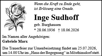 Inge Sudhoff