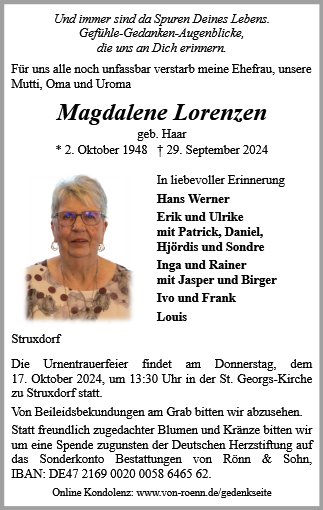 Magdalene Lorenzen