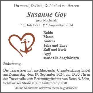 Susannne Goy