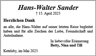 Hans-Walter Sander